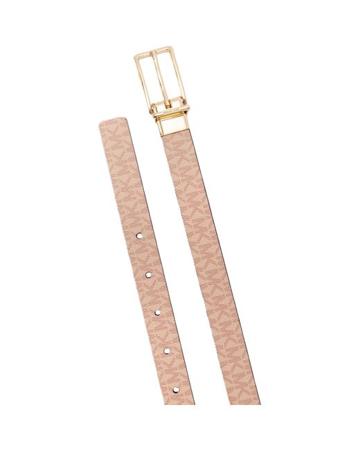 MICHAEL Michael Kors Natural Leather Belt