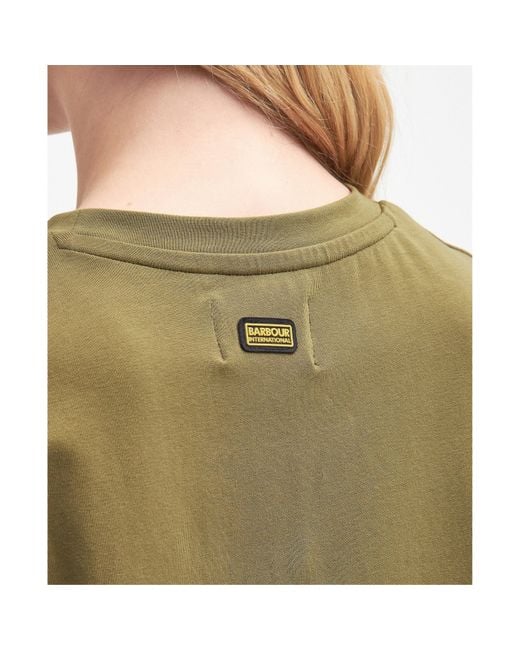 Barbour Green Sofia Midi Dress