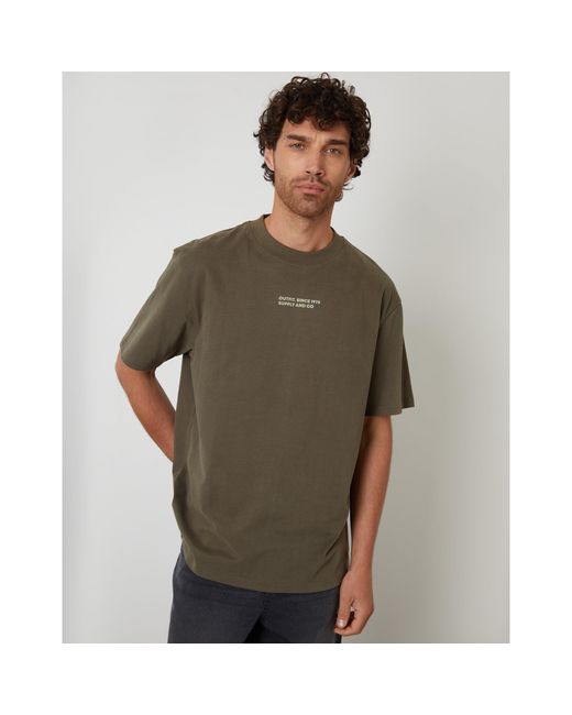 Threadbare Green Tb Print T-Shirt for men