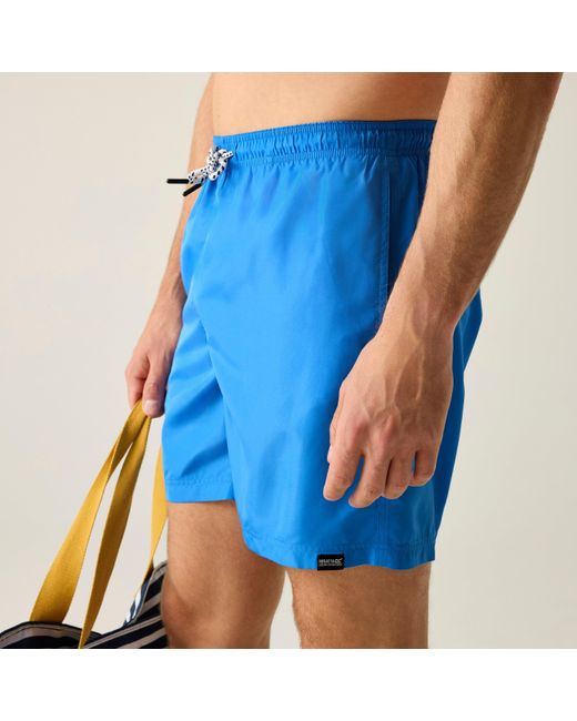 Regatta Blue Mackleyna Quick-Drying Swim Shorts for men