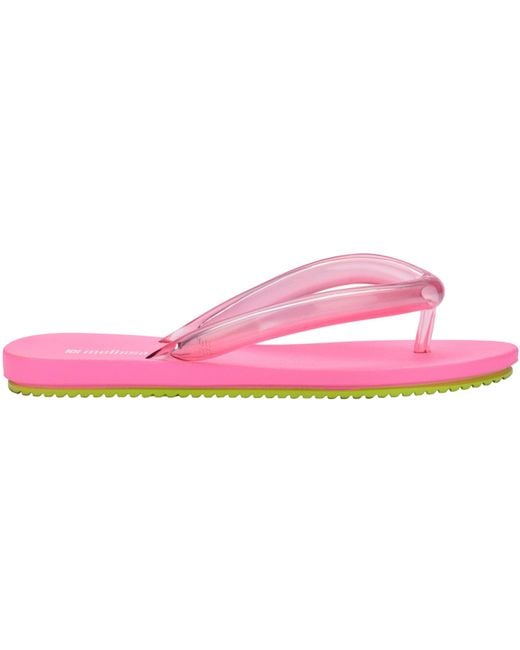 Melissa Pink Airflow Flip Flops