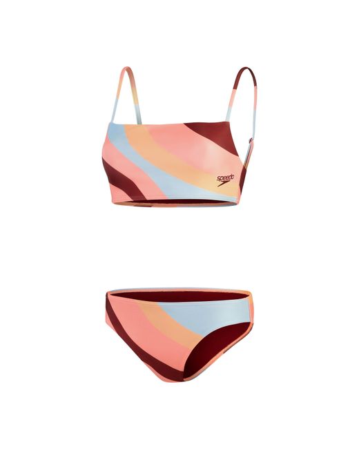 Speedo Orange Thinstrap 2 Piece Set