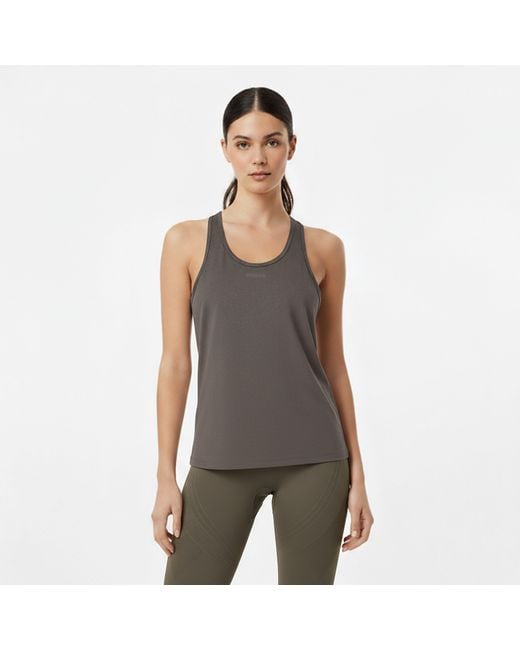 Usa Pro Brown Classic Racer Back Sports Tank