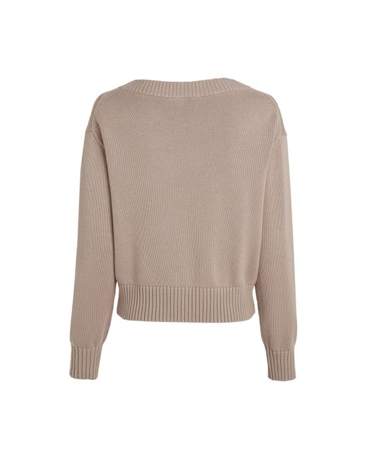 Calvin Klein Gray V Neck Pullover Sweater