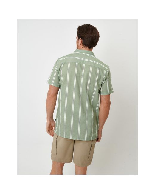 Saltwell Green Short-Sleeve Oxford Shirt for men