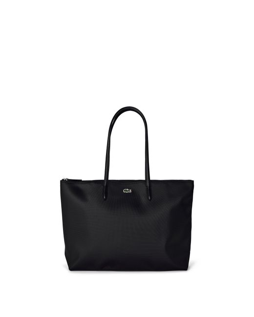 Lacoste Black Large Tote Bag