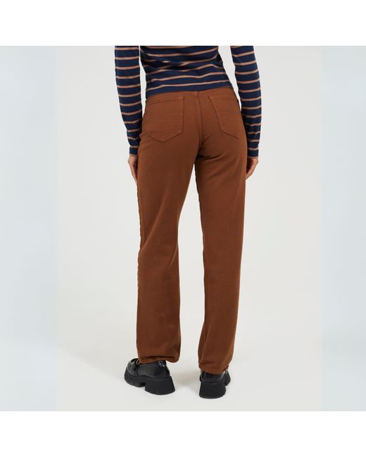 Brave Soul Brown Para Straight Leg Jeans