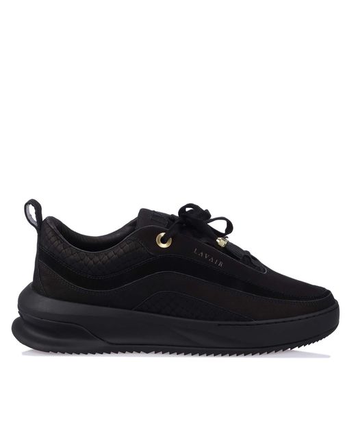 Lavair Black Aero Trainers for men