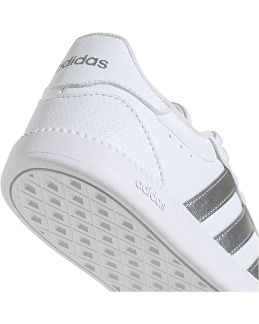 Adidas White Breaknet Sleek Trainers