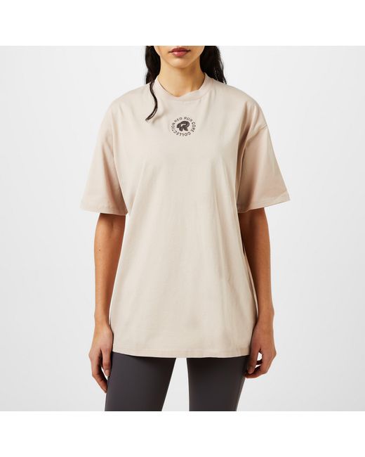 Red Run Natural Oversized T-Shirt