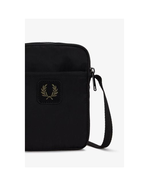 Fred Perry Black Fred Nylon Xbody Sn64 for men