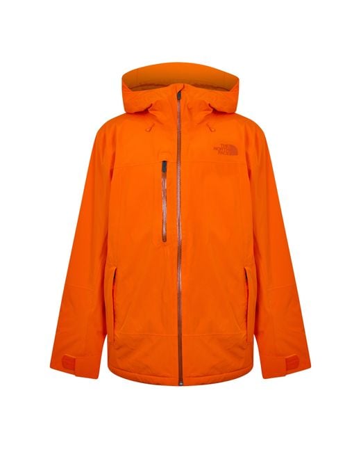 The North Face Orange Descendit Tnf Outdoor Ski Jacket for men