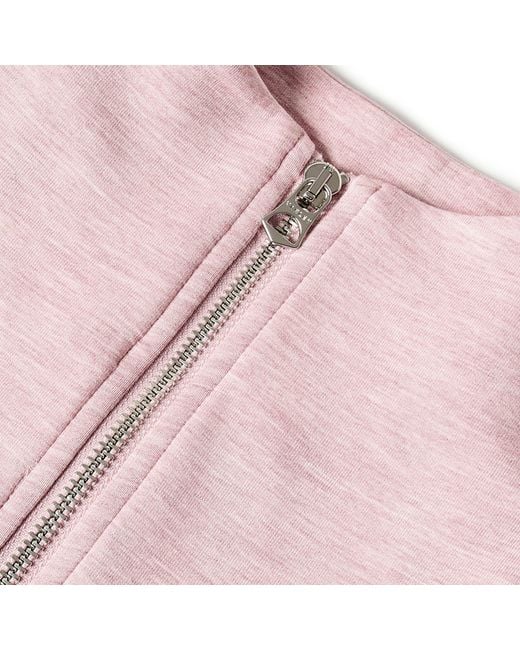 Varley Pink Hawley Half Zip Sweatshirt