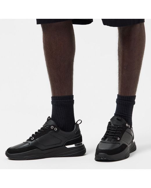 Mallet Black Radnor Trainers for men