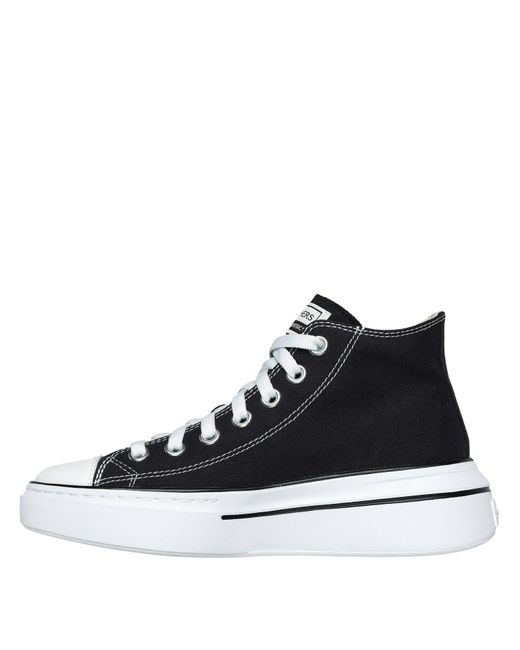 Skechers Blue Canvas Air Cooled Classic Low-Top Trainers