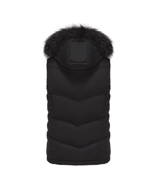 SoulCal & Co California Black 2 Zip Gilet Ladies