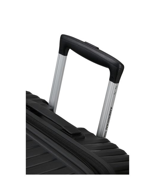 American Tourister Black Diablast Spinner 68X47X31/34Cm Exp Tsa Medium Hard Suitcase