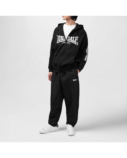 Lonsdale Gray Essential Oh Woven Pants for men