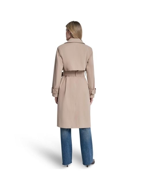DKNY Natural Trench Coat