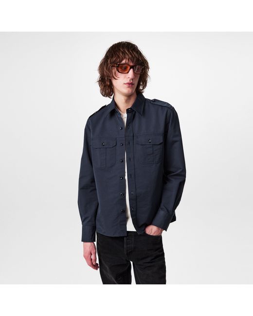 Tom Ford Blue Western Shirt for men