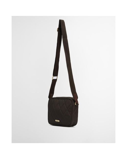 Barbour Black Quilted Crossbody Bag