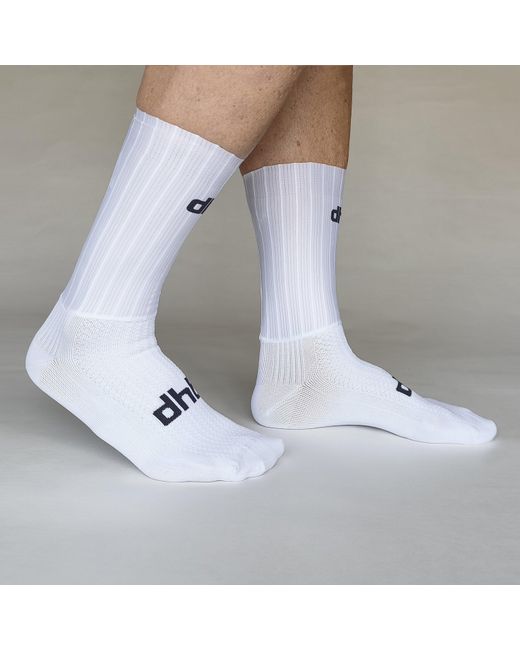 Dhb White Aeron Aero Socks
