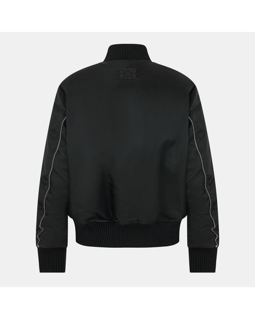 Off-White c/o Virgil Abloh Black Off Off Emb Bomber for men