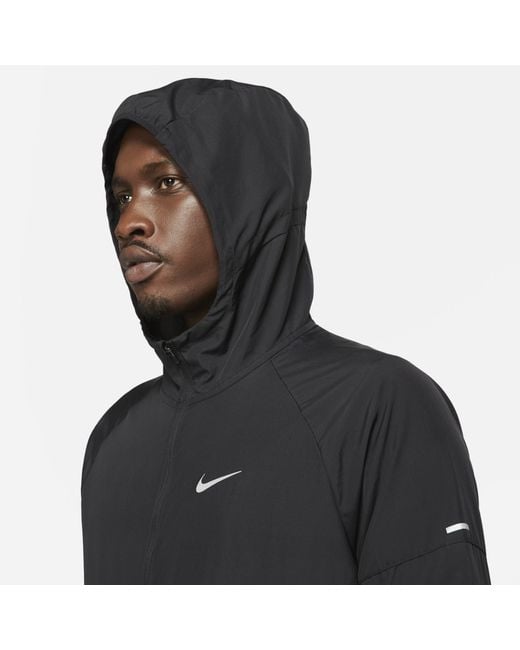 Nike Blue Miler Repel Running Jacket for men