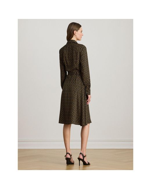 Ralph Lauren Black Karalynn Wrap Dress