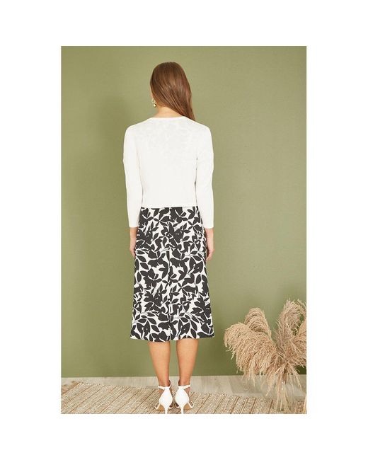 Yumi' Green Diamante Button Cropped Cardigan