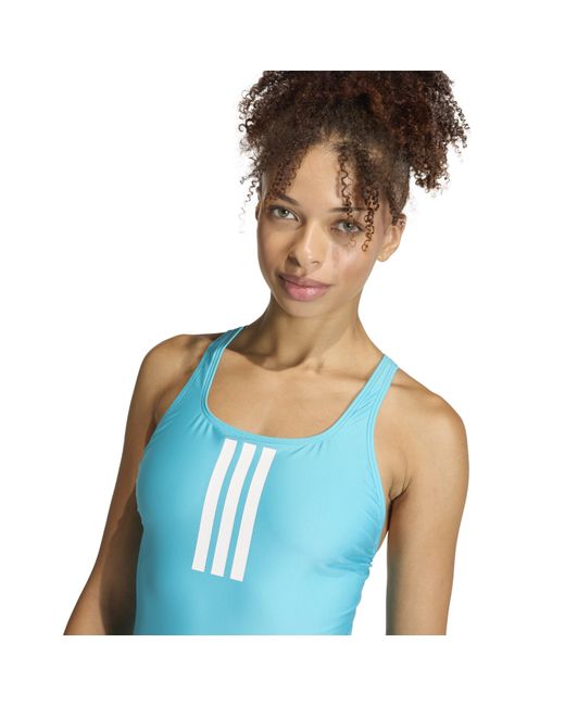 Adidas Blue One Piece Swimsuit