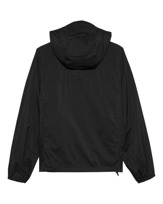 Tommy Hilfiger Black Lightweight Wind-Resistant Windbreaker