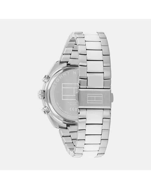 Tommy Hilfiger Blue Hudson Stainless Steel Chronograph Analogue Quartz Watch for men