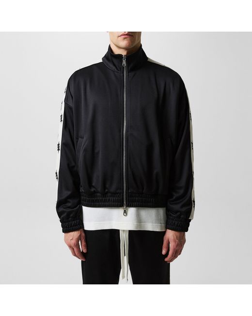 Cole Buxton Black Two Star Track Jacket for men