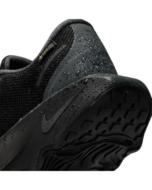 Nike Black Motiva Gore-Tex Weatherized Road Running Shoes Training