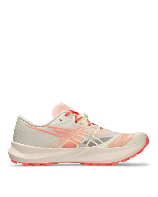 Asics Pink Fuji Lite 7 Trail Running Shoes