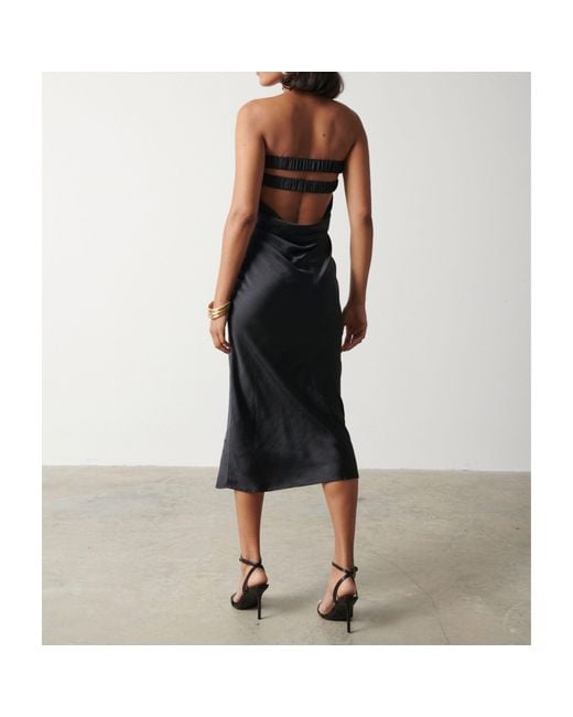 Pretty Lavish Black Heather Slip Dress