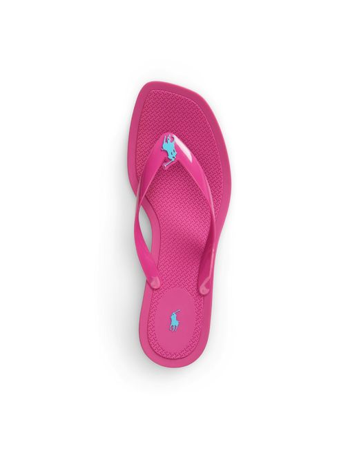 Polo Ralph Lauren Pink Flip Flops