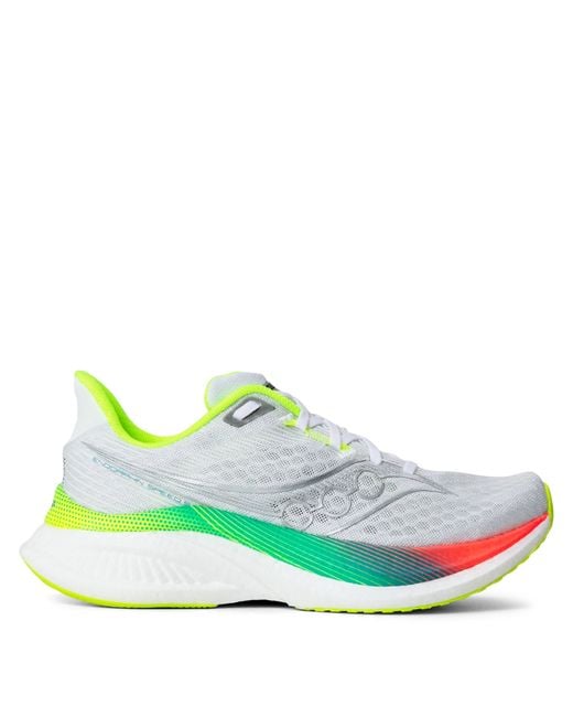 Saucony Green Endo Speed 5 Road Running Shoes