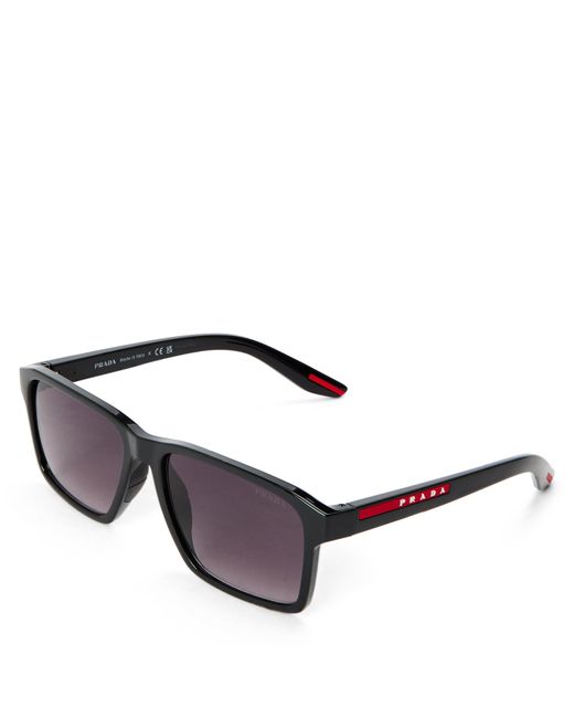 Prada Brown 0Ps 05Ys Aviator Sunglasses for men
