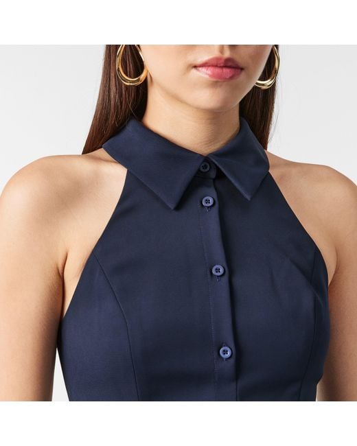 Odd Muse Blue The Ultimate Muse Collar Maxi Dress