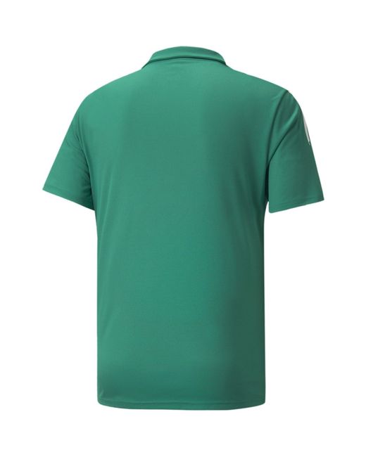 PUMA Green Teamliga Sideline Polo Shirt for men