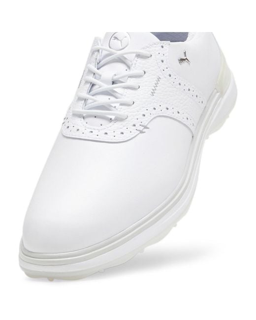 PUMA White Avant Spikeless Golf Shoes for men