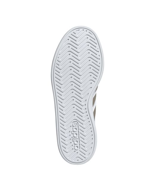 Adidas White Grand Court Base Trainers