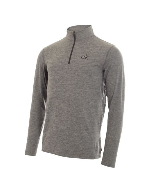Calvin Klein Gray Ck Newport Zip Top for men