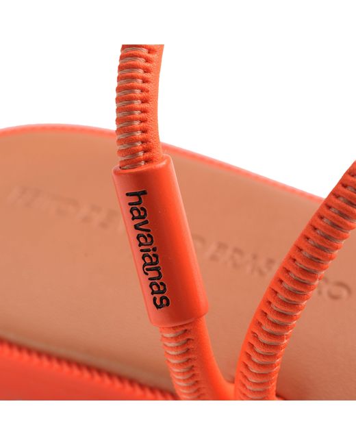 Havaianas Orange Una Sandl Flip Flops