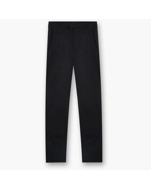 Represent Blue Straight Leg Tailored Trousers for men