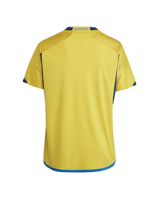 Adidas Yellow Sweden Home Shirt 2022