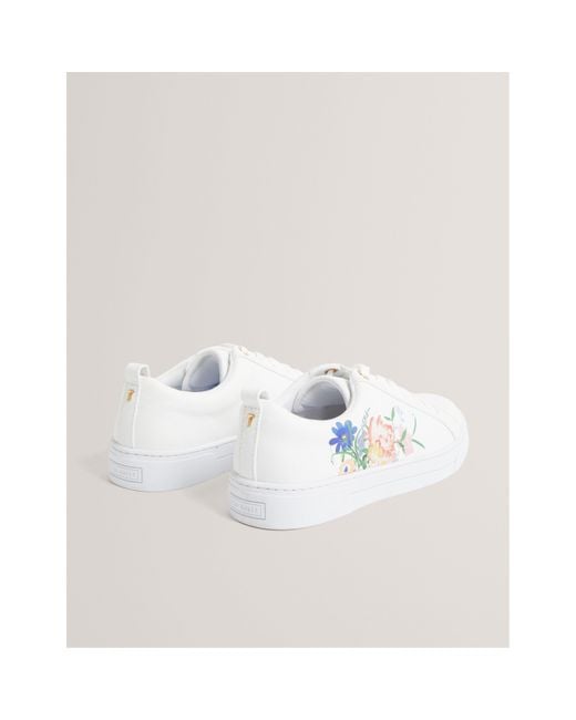 Ted Baker White Low-Top Trainers