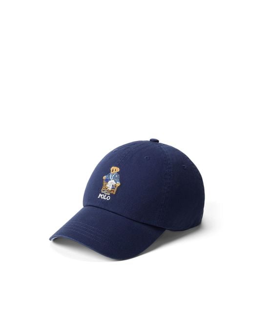 Polo Ralph Lauren Blue Newport Bear Cap